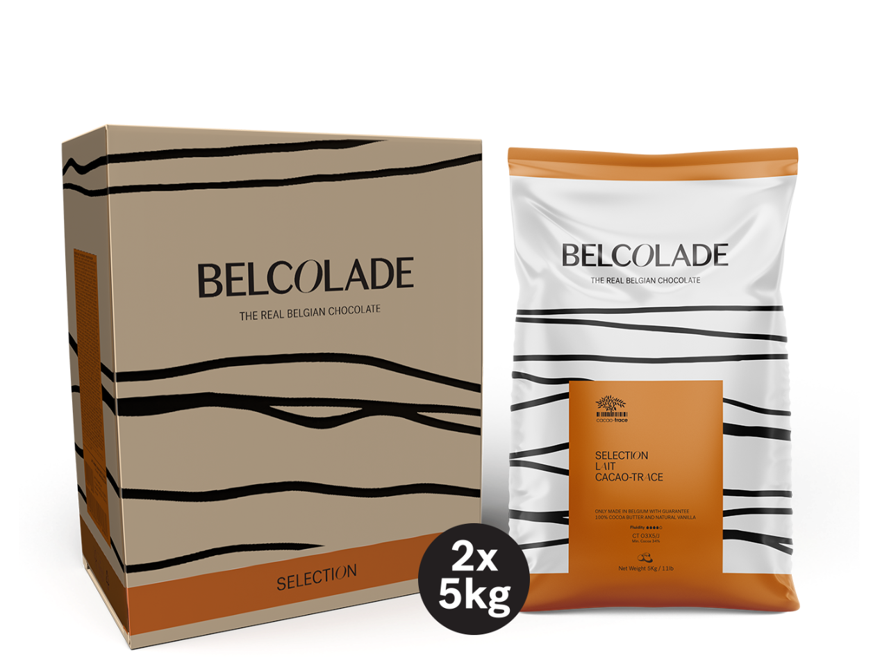 Belcolade Selection Lait Cacao-Trace - Belcolade